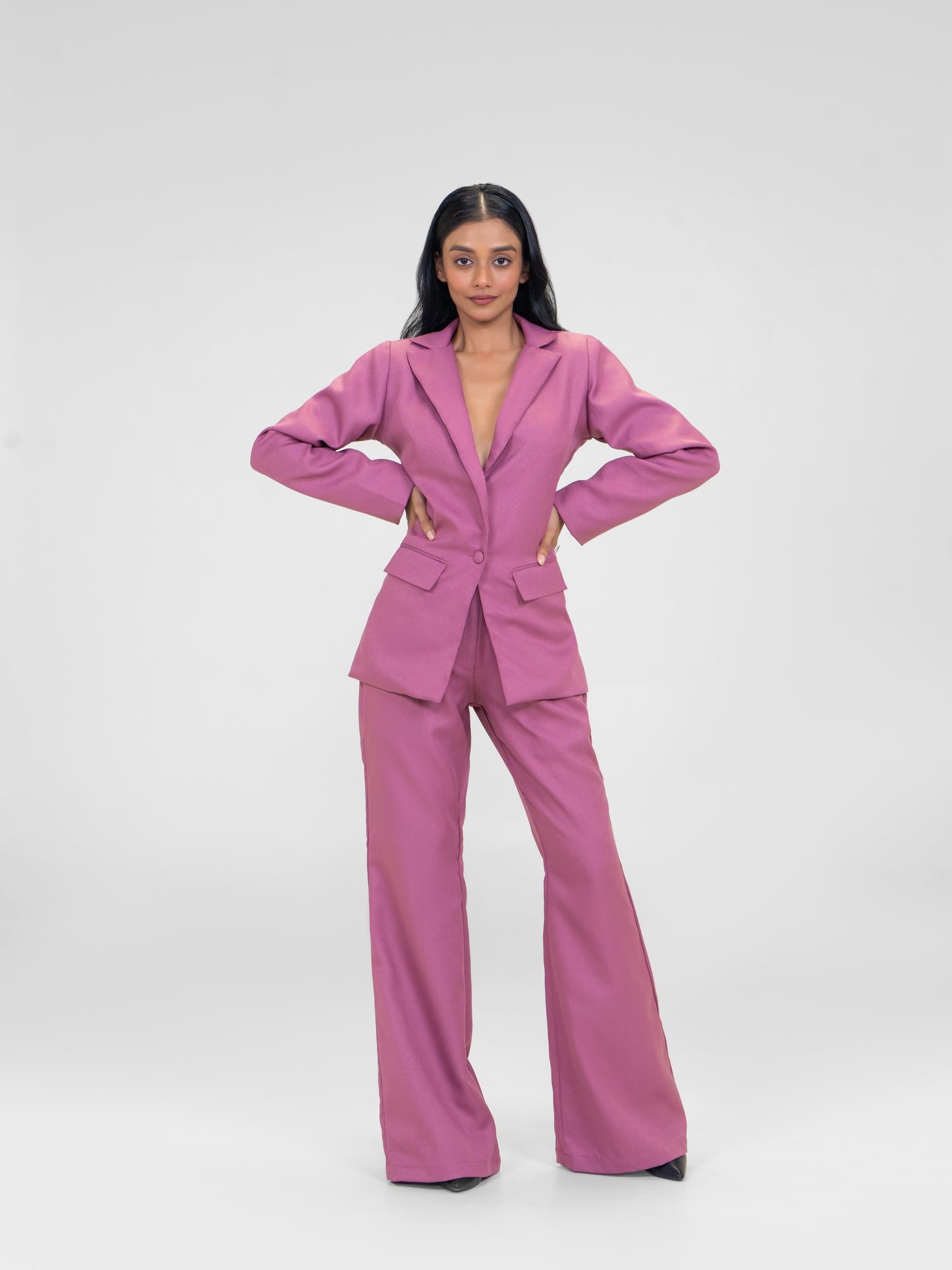 Onion Pink Blazer Set