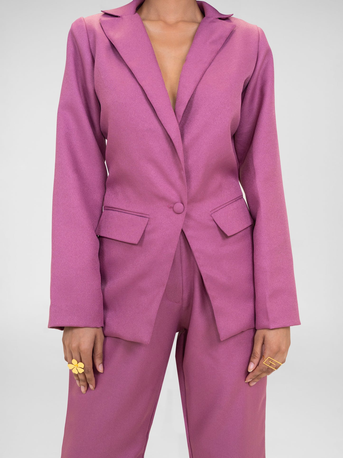 Onion Pink Blazer Set