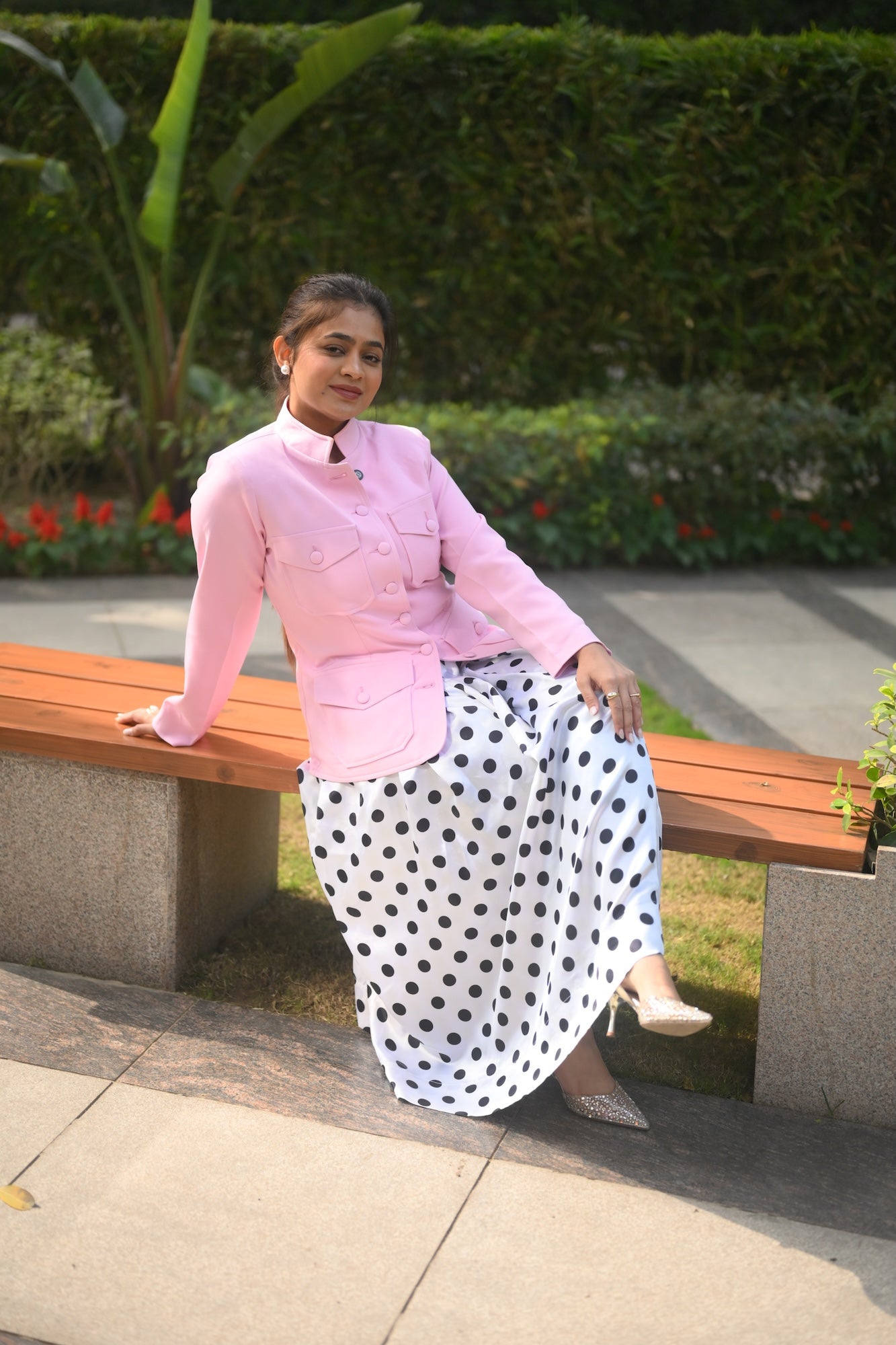 Polka Muse Blazer Set
