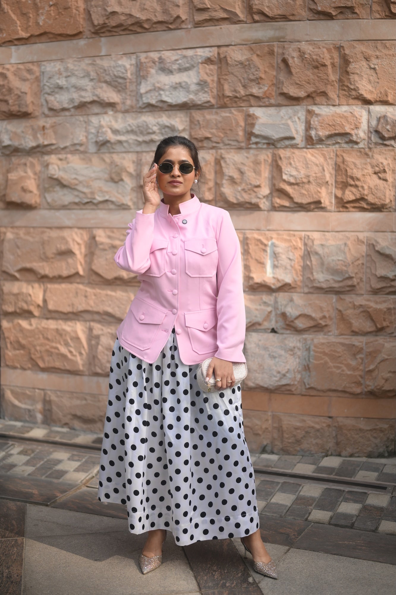 Polka Muse Blazer Set