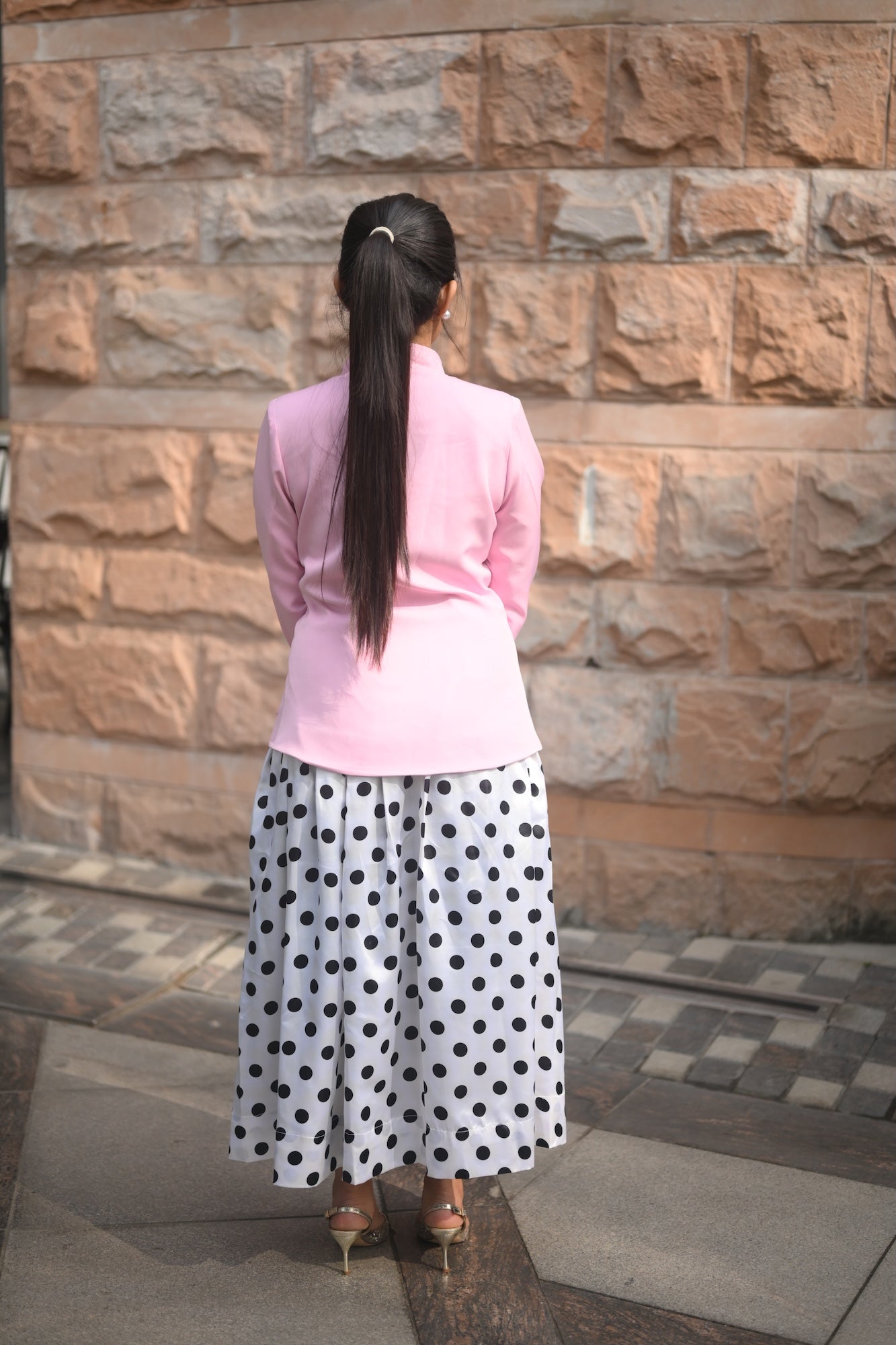 Polka Muse Blazer Set