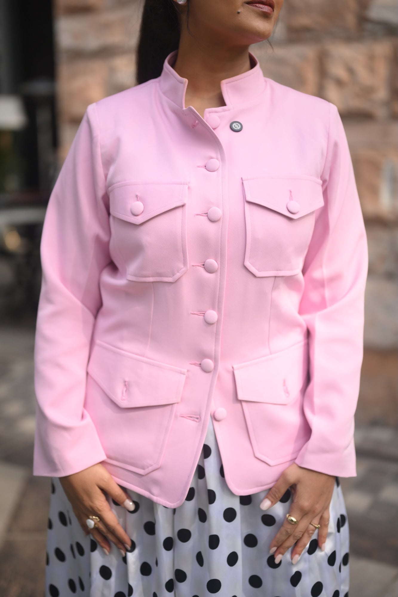 Polka Muse Blazer Set