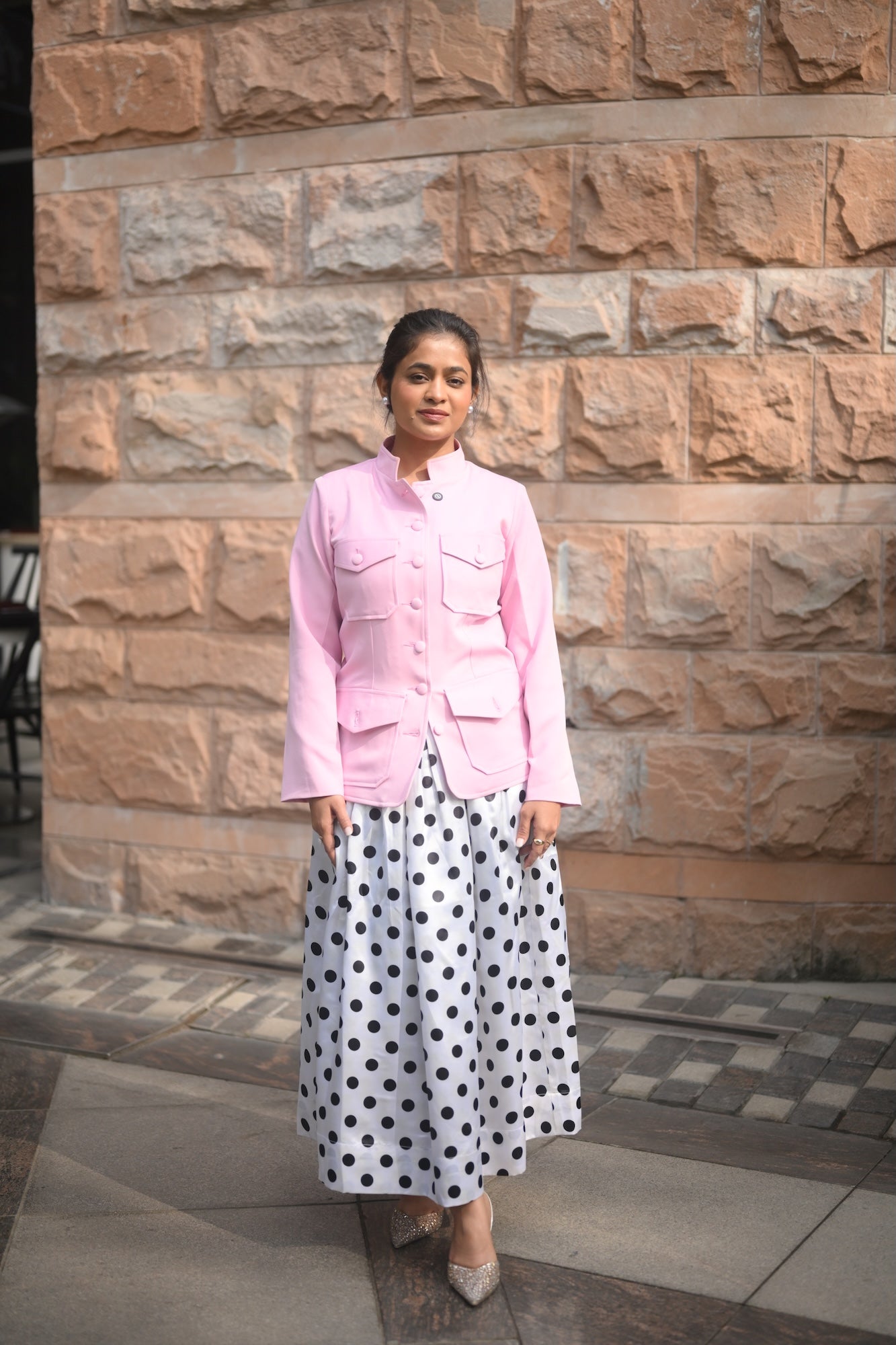 Polka Muse Blazer Set