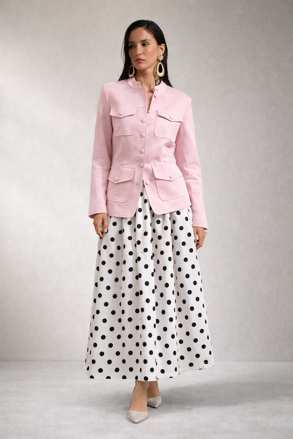 Polka Muse Blazer Set