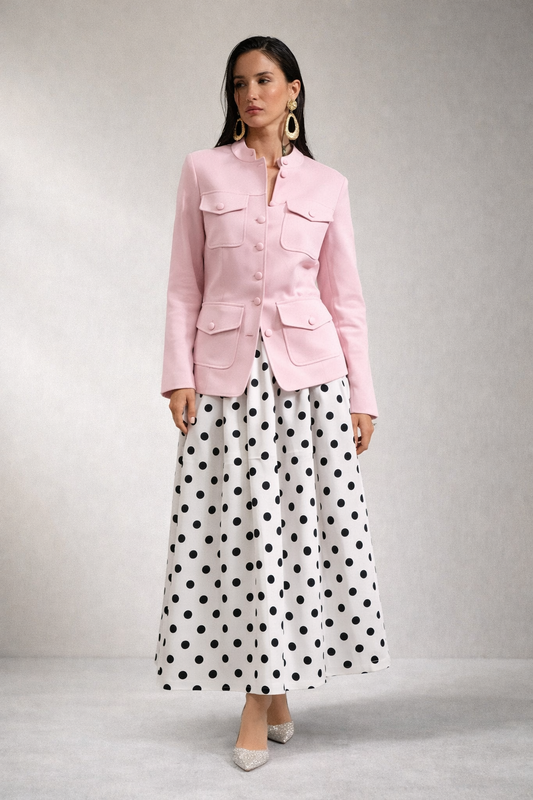 Polka Muse Blazer Set
