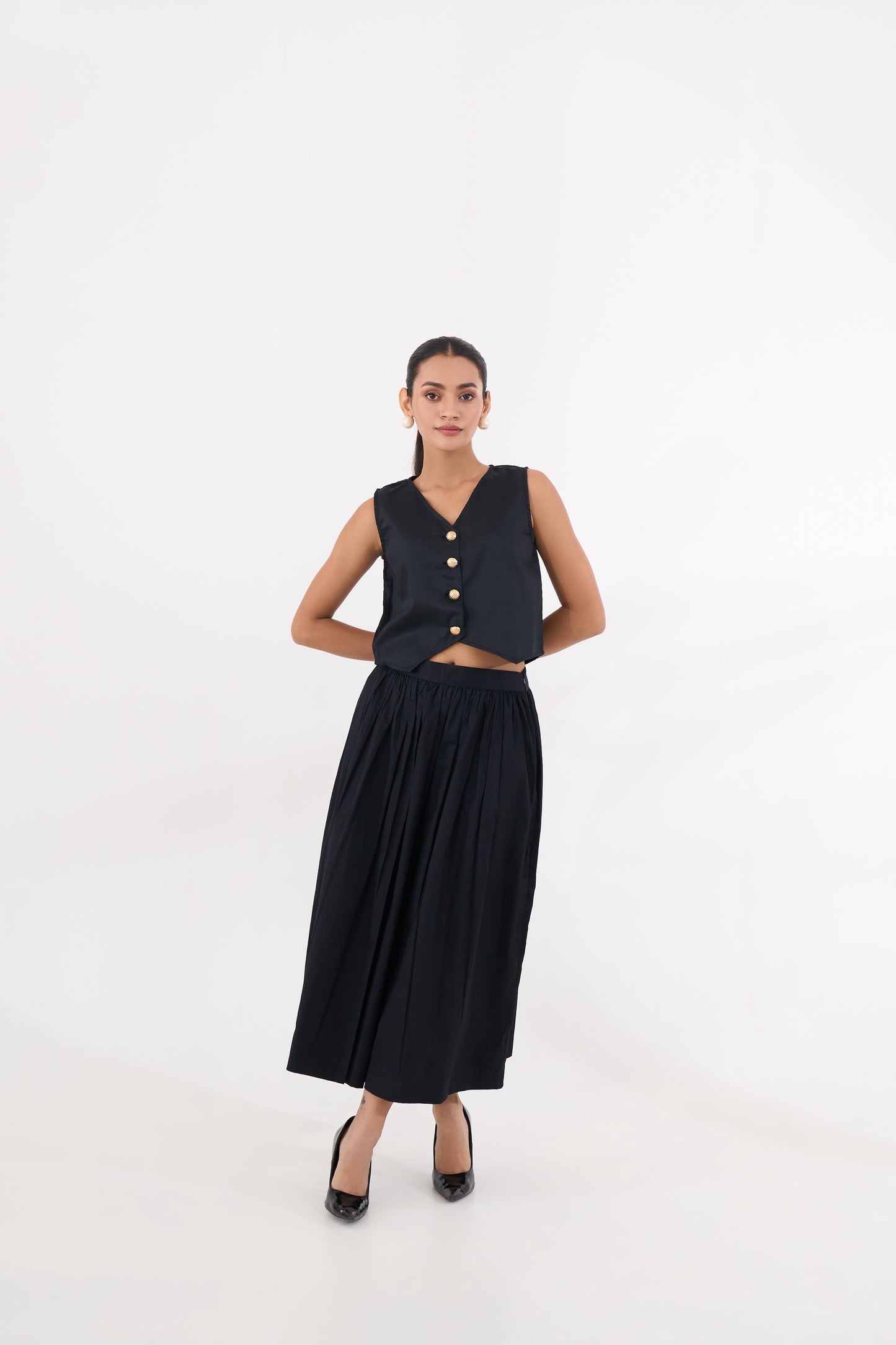 Black Midi Skirt