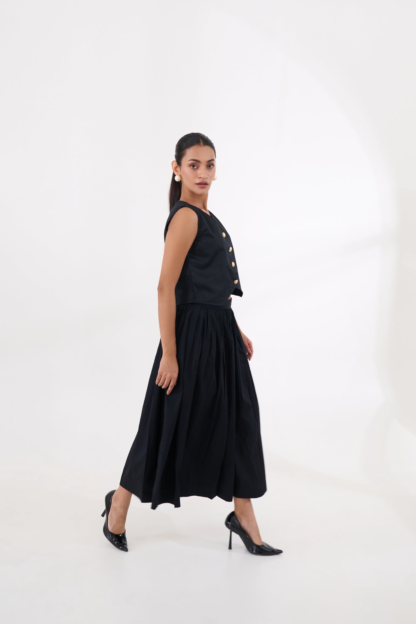 Black Midi Skirt